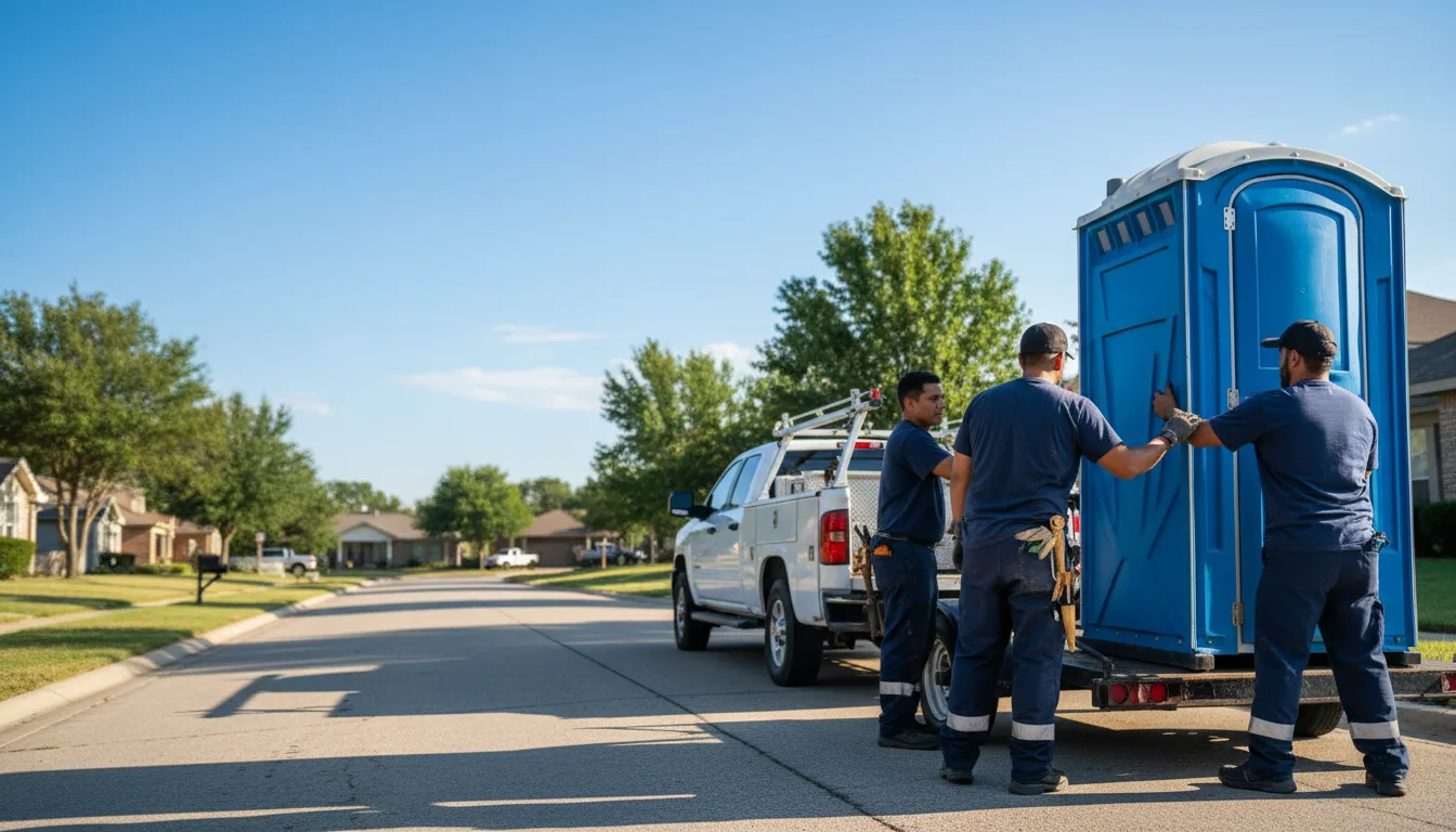 Portable Toilet Rental in Thornfield, MO near me